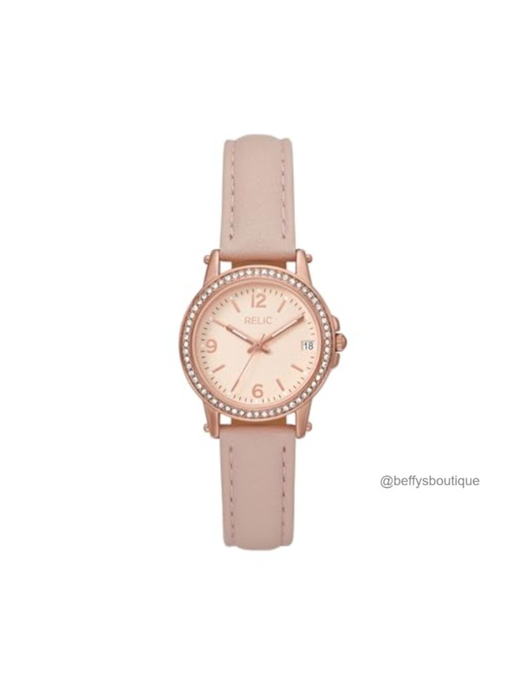 Matilda Vintage Womens Watch Leather Band Water Resistant Analog Quartz
